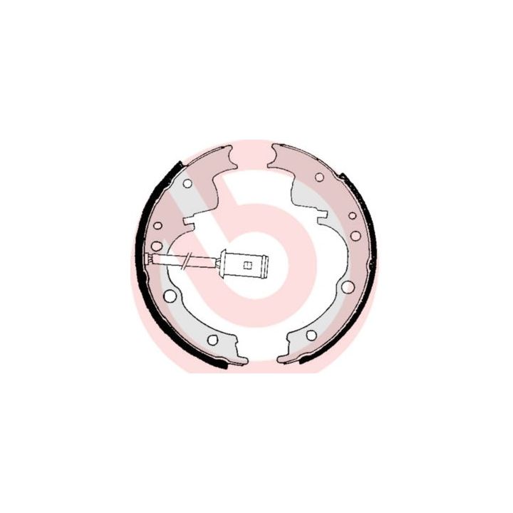 Stabdžių trinkelių komplektas BREMBO S A6 505