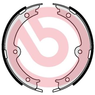 Stabdžių trinkelių komplektas, stovėjimo stabdis BREMBO S 83 564