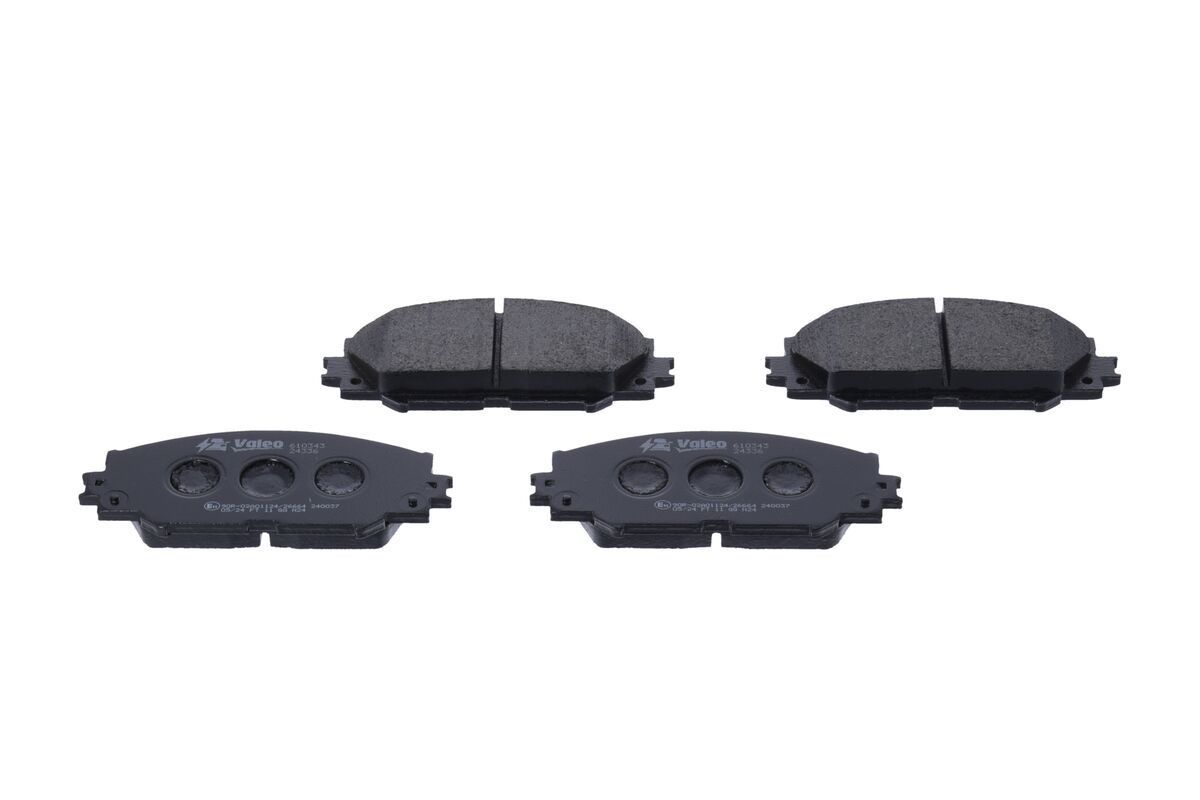 Stabdžių trinkelių rinkinys, diskinis stabdys VALEO 610343