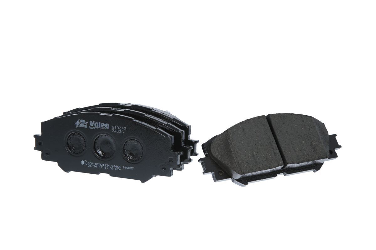 Stabdžių trinkelių rinkinys, diskinis stabdys VALEO 610343