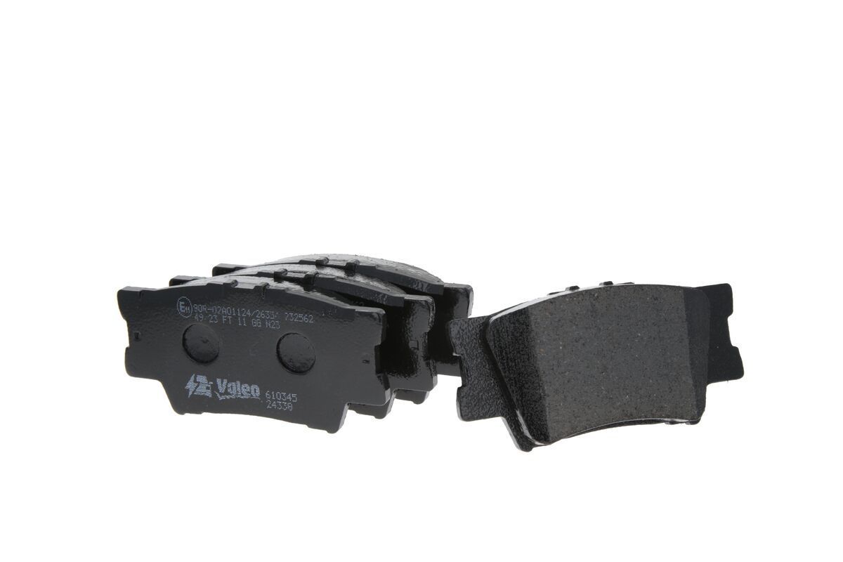 Stabdžių trinkelių rinkinys, diskinis stabdys VALEO 610345