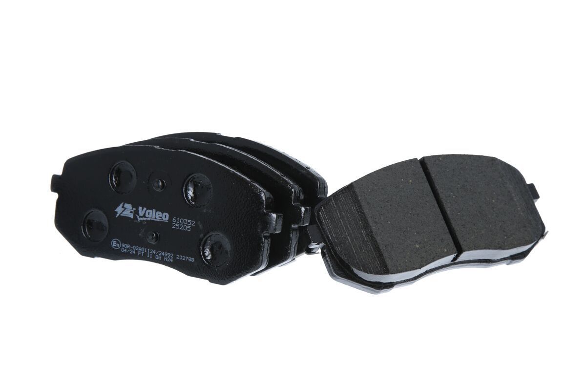 Stabdžių trinkelių rinkinys, diskinis stabdys VALEO 610352