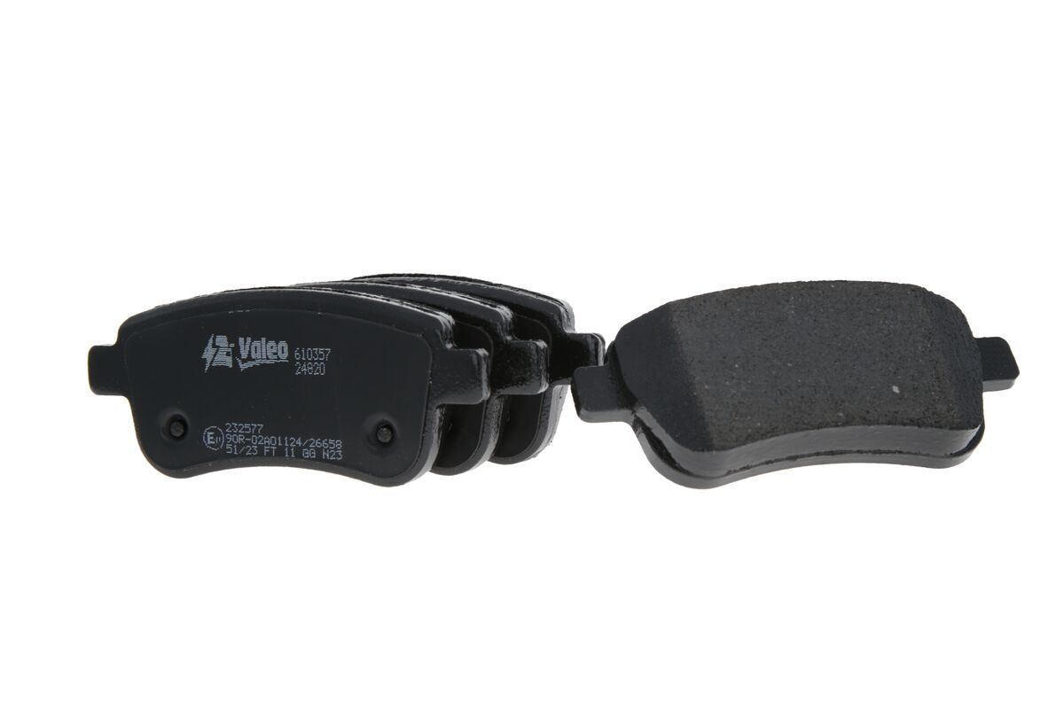 Stabdžių trinkelių rinkinys, diskinis stabdys VALEO 610357