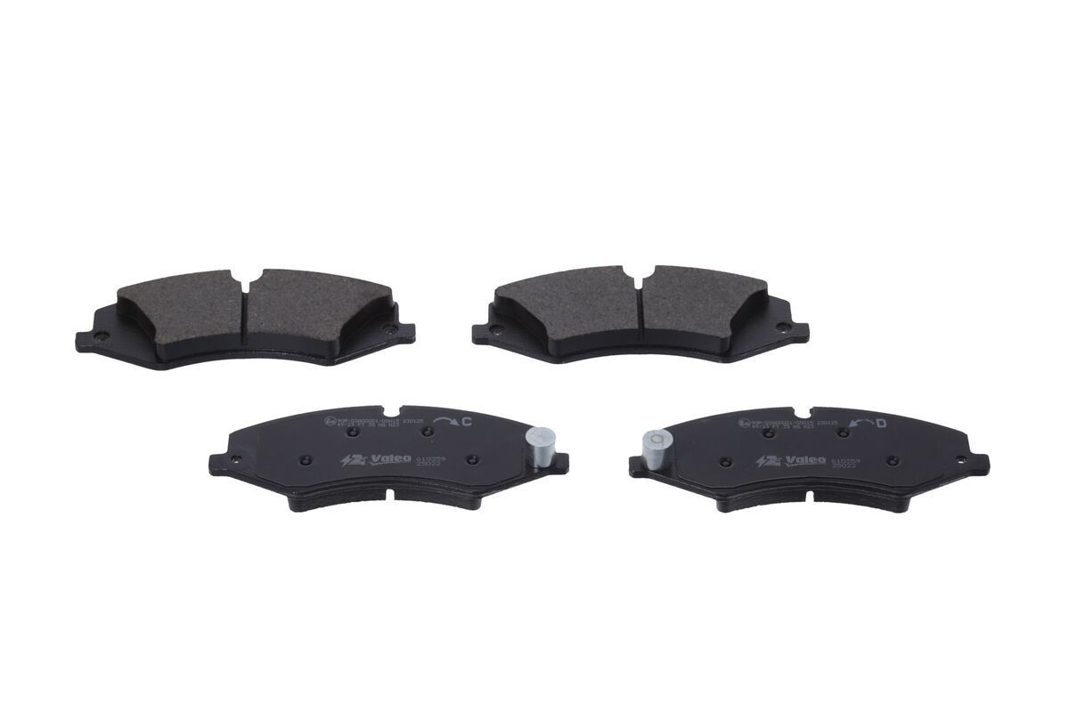 Stabdžių trinkelių rinkinys, diskinis stabdys VALEO 610359