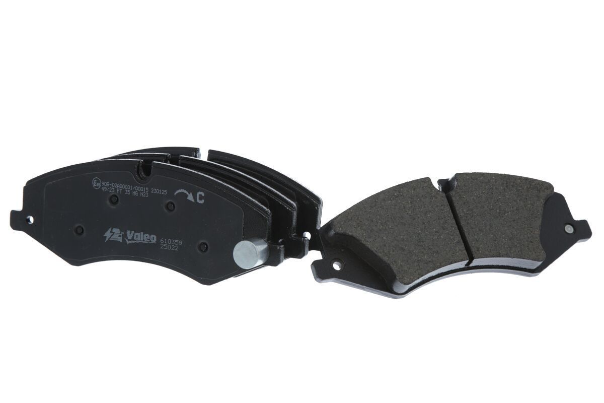 Stabdžių trinkelių rinkinys, diskinis stabdys VALEO 610359