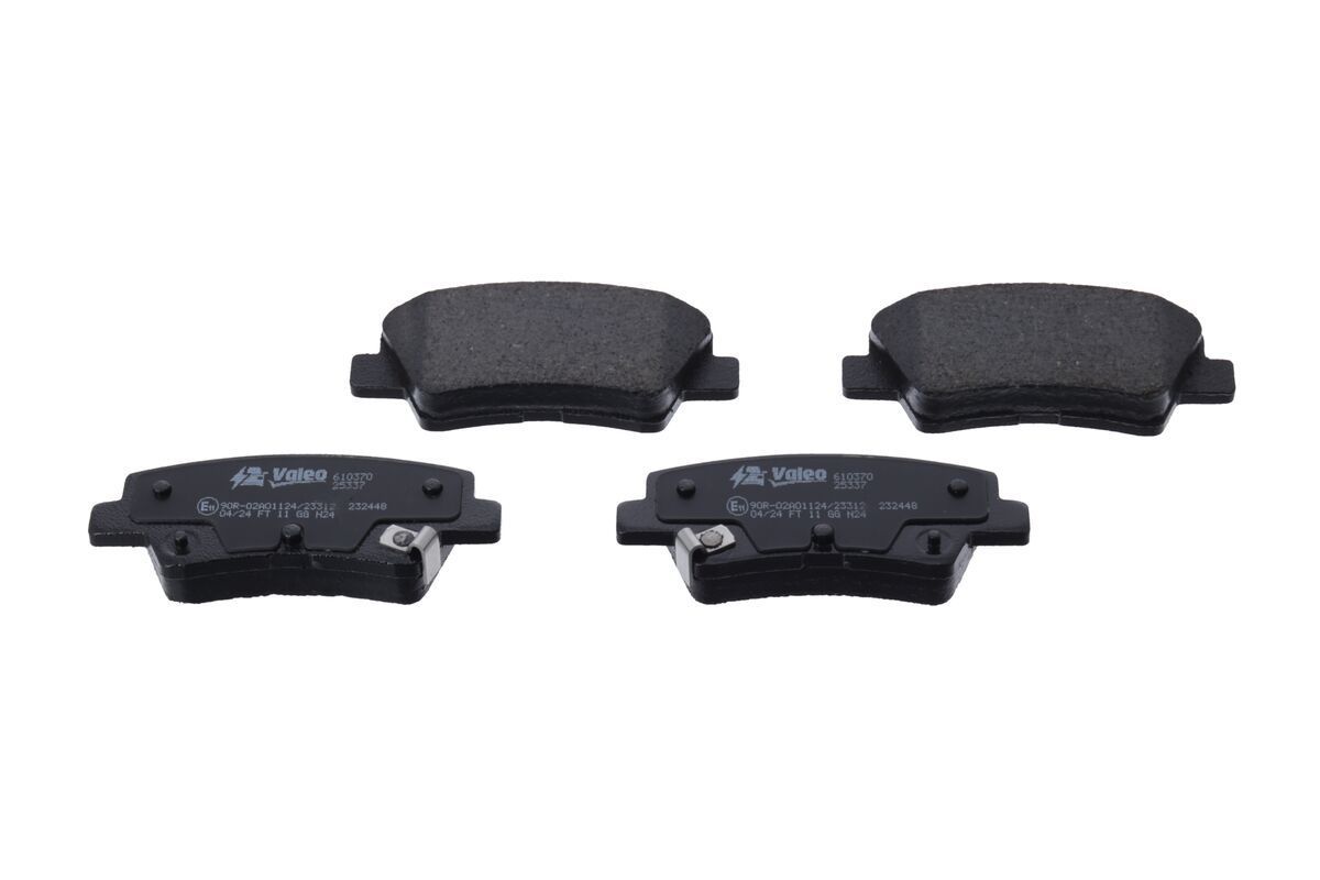 Stabdžių trinkelių rinkinys, diskinis stabdys VALEO 610370