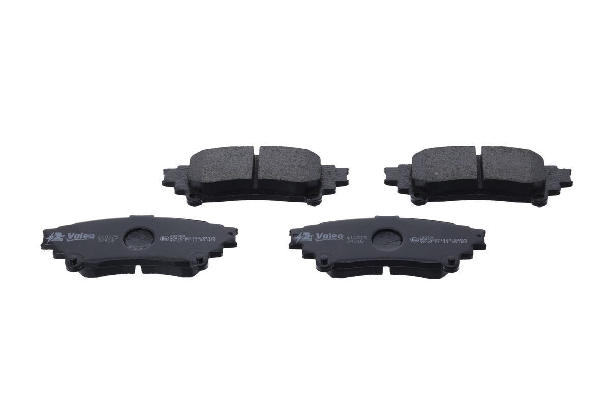 Stabdžių trinkelių rinkinys, diskinis stabdys VALEO 610375