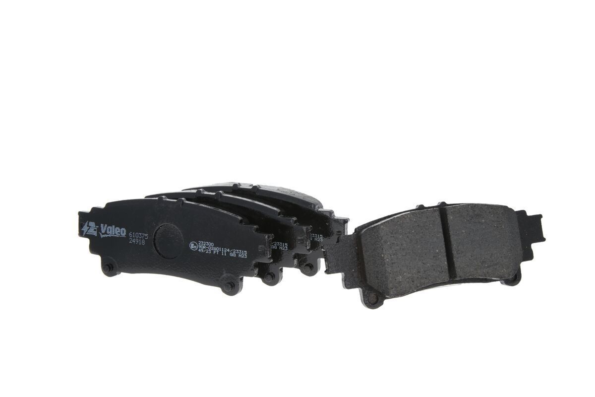 Stabdžių trinkelių rinkinys, diskinis stabdys VALEO 610375