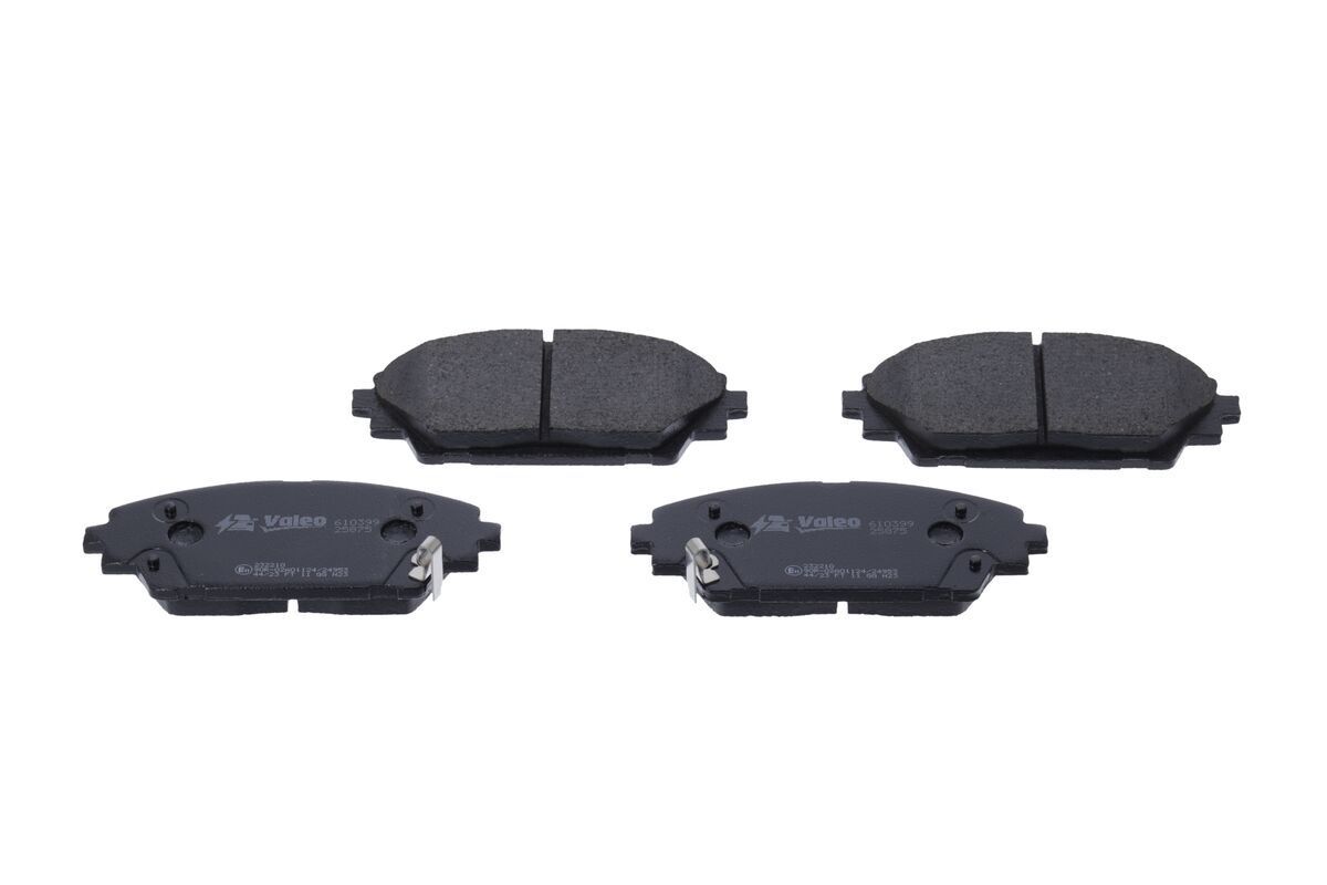 Stabdžių trinkelių rinkinys, diskinis stabdys VALEO 610399