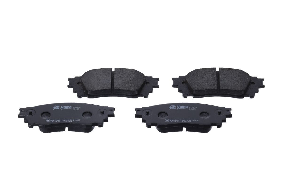 Stabdžių trinkelių rinkinys, diskinis stabdys VALEO 610424