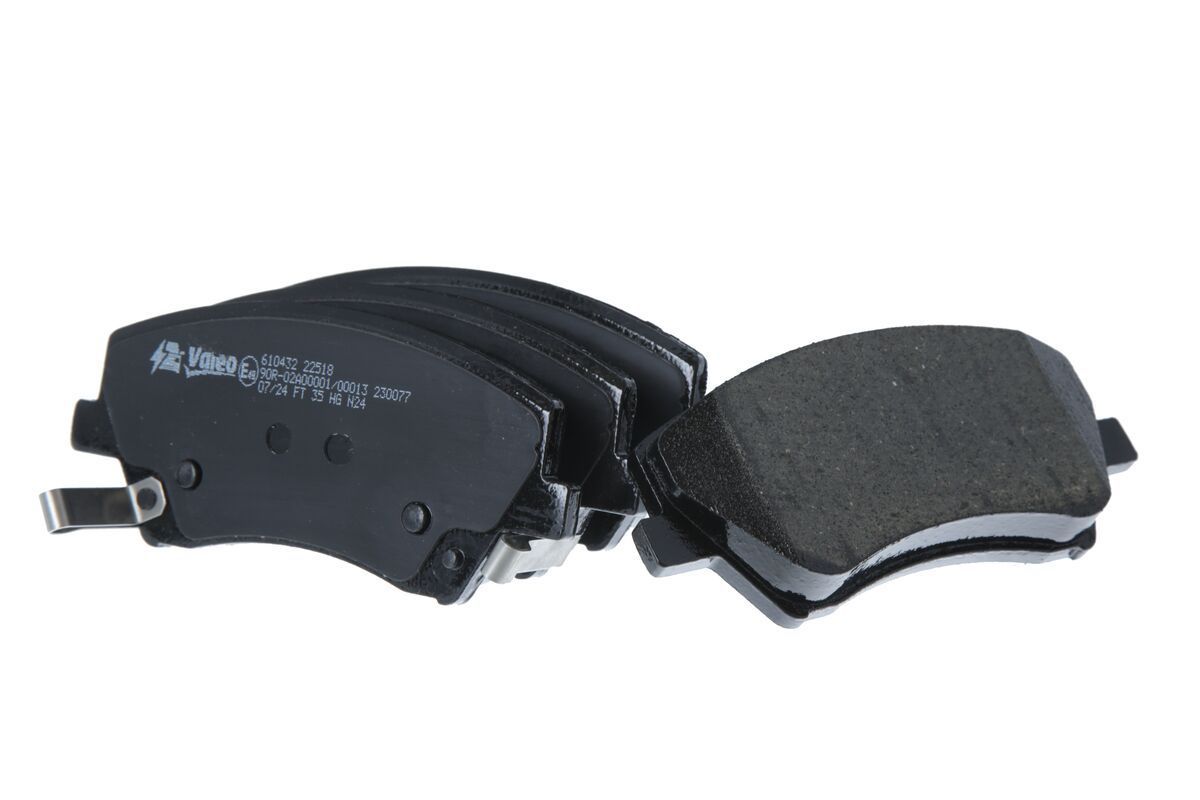 Stabdžių trinkelių rinkinys, diskinis stabdys VALEO 610432