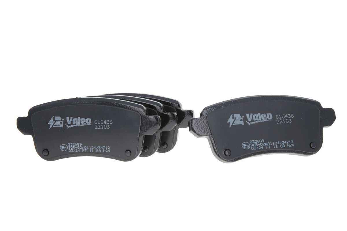 Stabdžių trinkelių rinkinys, diskinis stabdys VALEO 610436