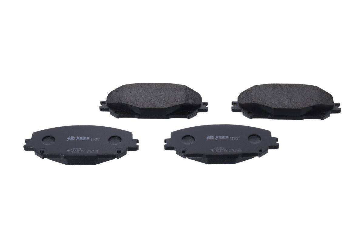 Stabdžių trinkelių rinkinys, diskinis stabdys VALEO 610466