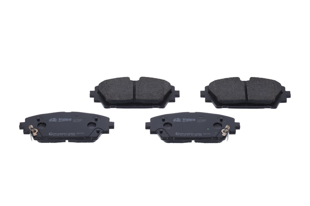 Stabdžių trinkelių rinkinys, diskinis stabdys VALEO 610482