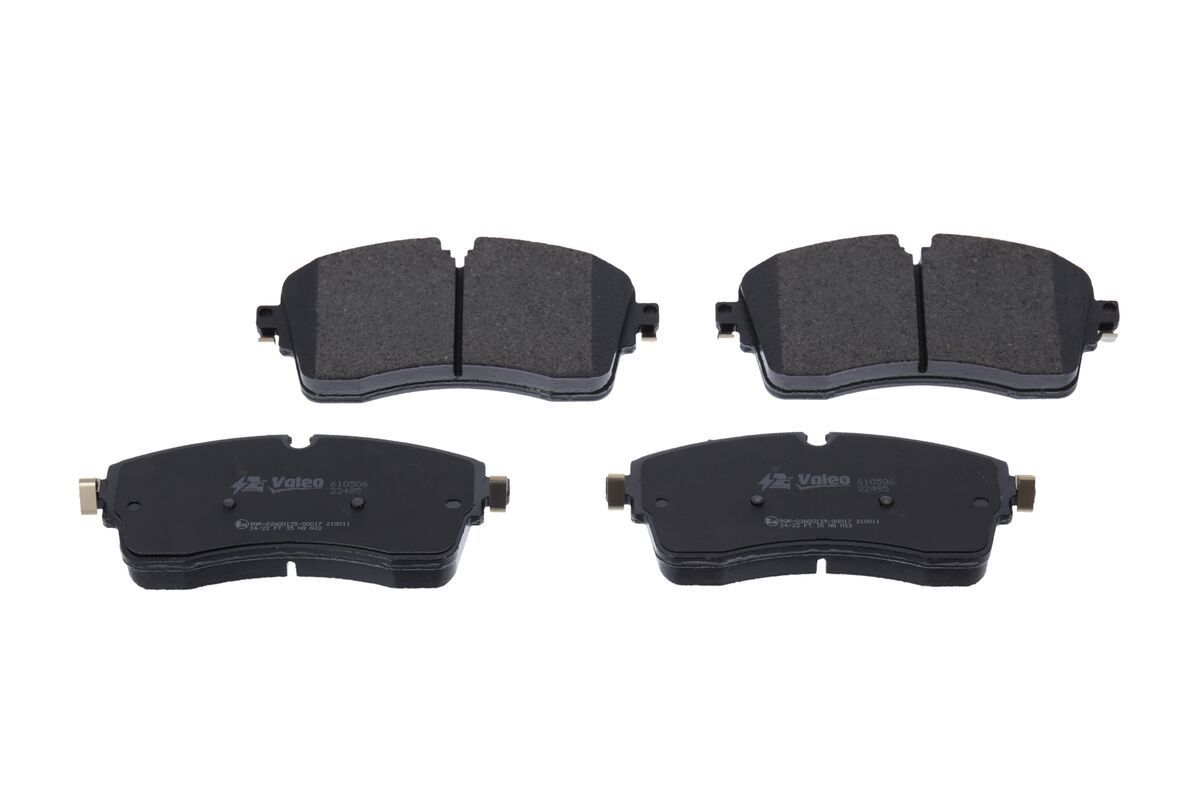 Stabdžių trinkelių rinkinys, diskinis stabdys VALEO 610506