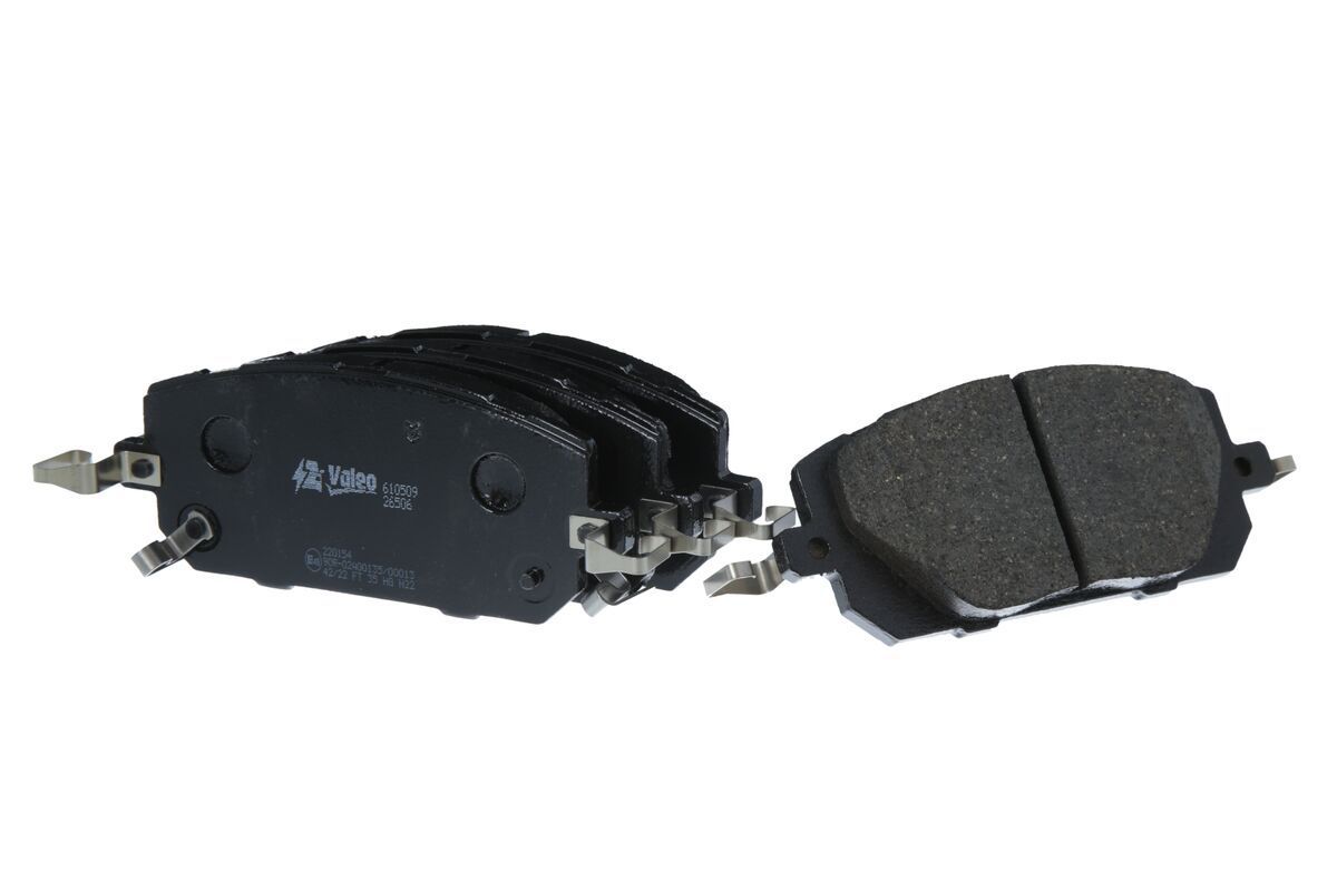 Stabdžių trinkelių rinkinys, diskinis stabdys VALEO 610509