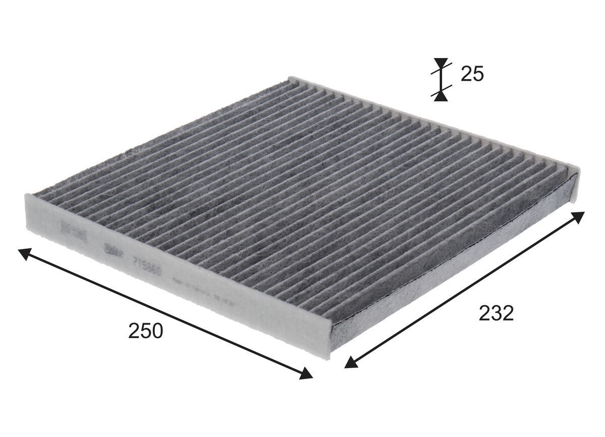 Filtras, salono oras VALEO 715860