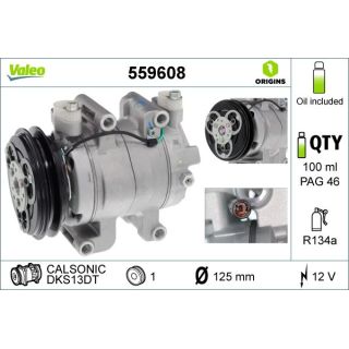 Kompresorius, oro kondicionierius VALEO 559608