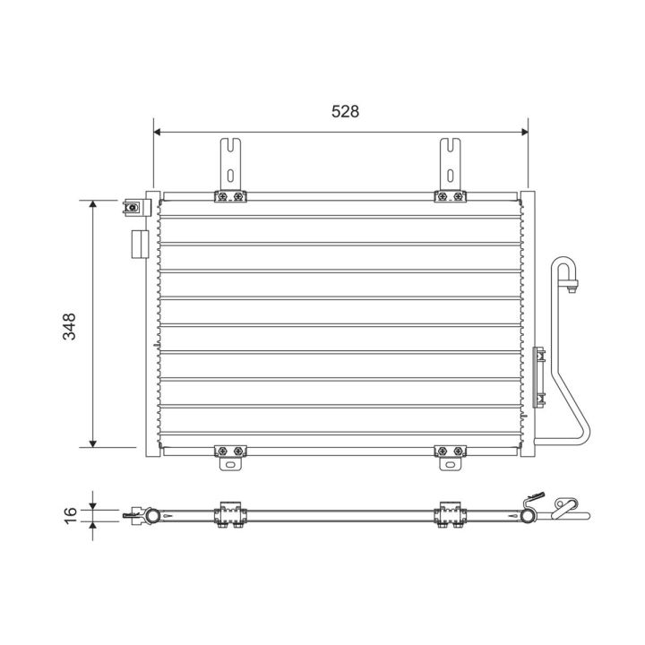 Kondensatorius, oro kondicionierius VALEO 812695