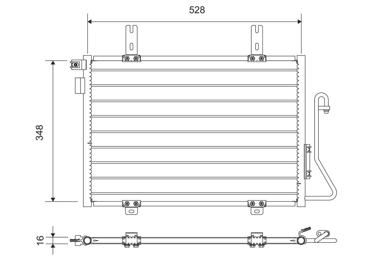 Kondensatorius, oro kondicionierius VALEO 812695
