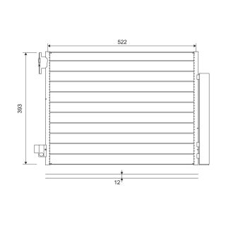 Kondensatorius, oro kondicionierius VALEO 822636