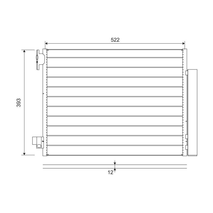 Kondensatorius, oro kondicionierius VALEO 822636