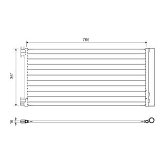 Kondensatorius, oro kondicionierius VALEO 822637