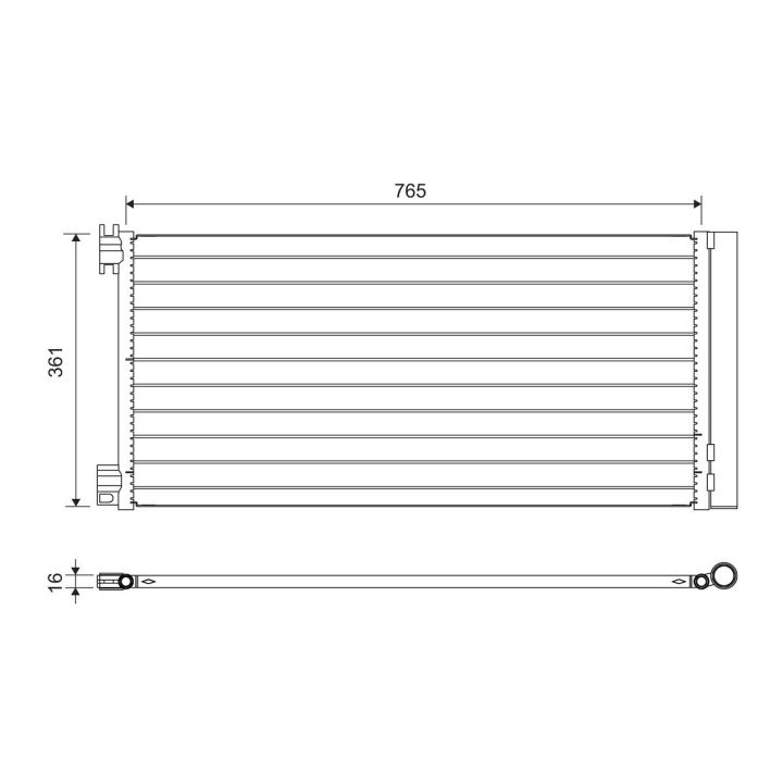 Kondensatorius, oro kondicionierius VALEO 822637