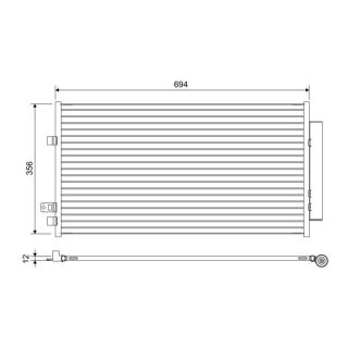 Kondensatorius, oro kondicionierius VALEO 822638