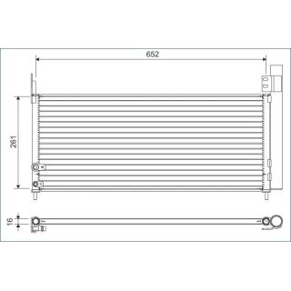 Kondensatorius, oro kondicionierius VALEO 822640