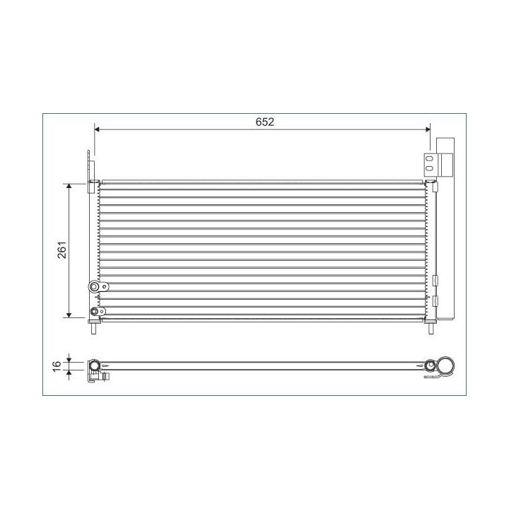 Kondensatorius, oro kondicionierius VALEO 822640