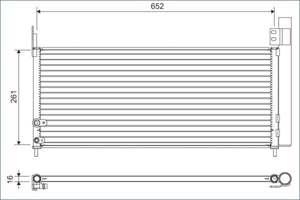 Kondensatorius, oro kondicionierius VALEO 822640