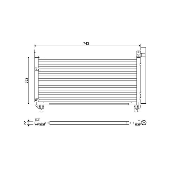 Kondensatorius, oro kondicionierius VALEO 822661