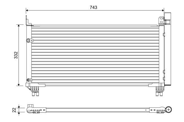 Kondensatorius, oro kondicionierius VALEO 822661
