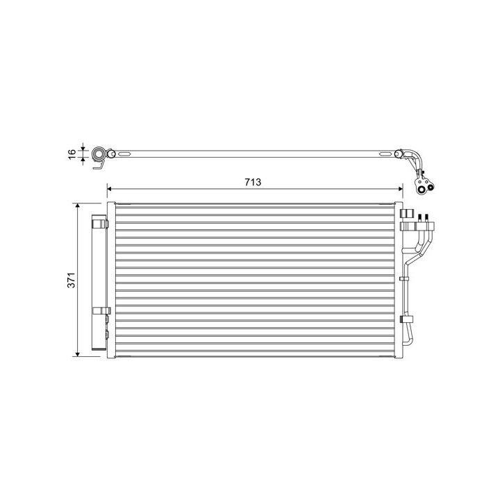 Kondensatorius, oro kondicionierius VALEO 822667