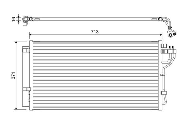 Kondensatorius, oro kondicionierius VALEO 822667