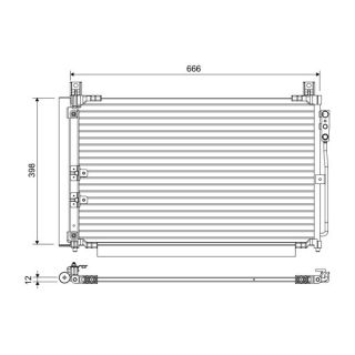 Kondensatorius, oro kondicionierius VALEO 822670
