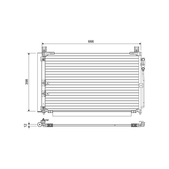 Kondensatorius, oro kondicionierius VALEO 822670