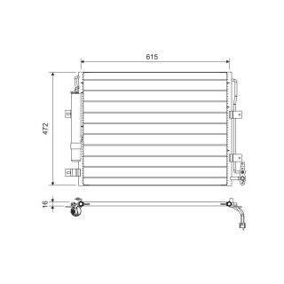 Kondensatorius, oro kondicionierius VALEO 822695