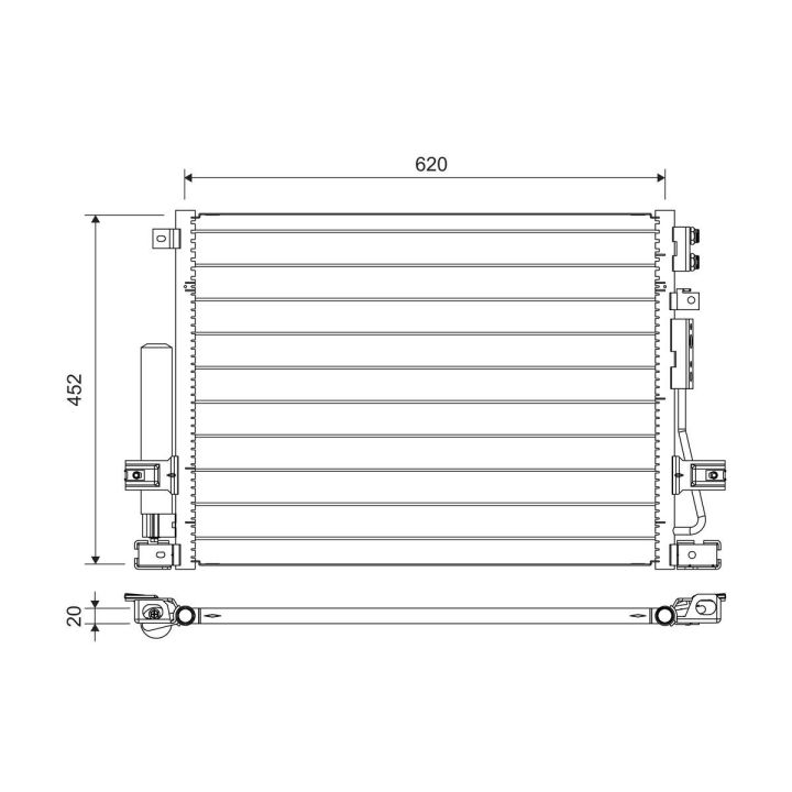 Kondensatorius, oro kondicionierius VALEO 822705