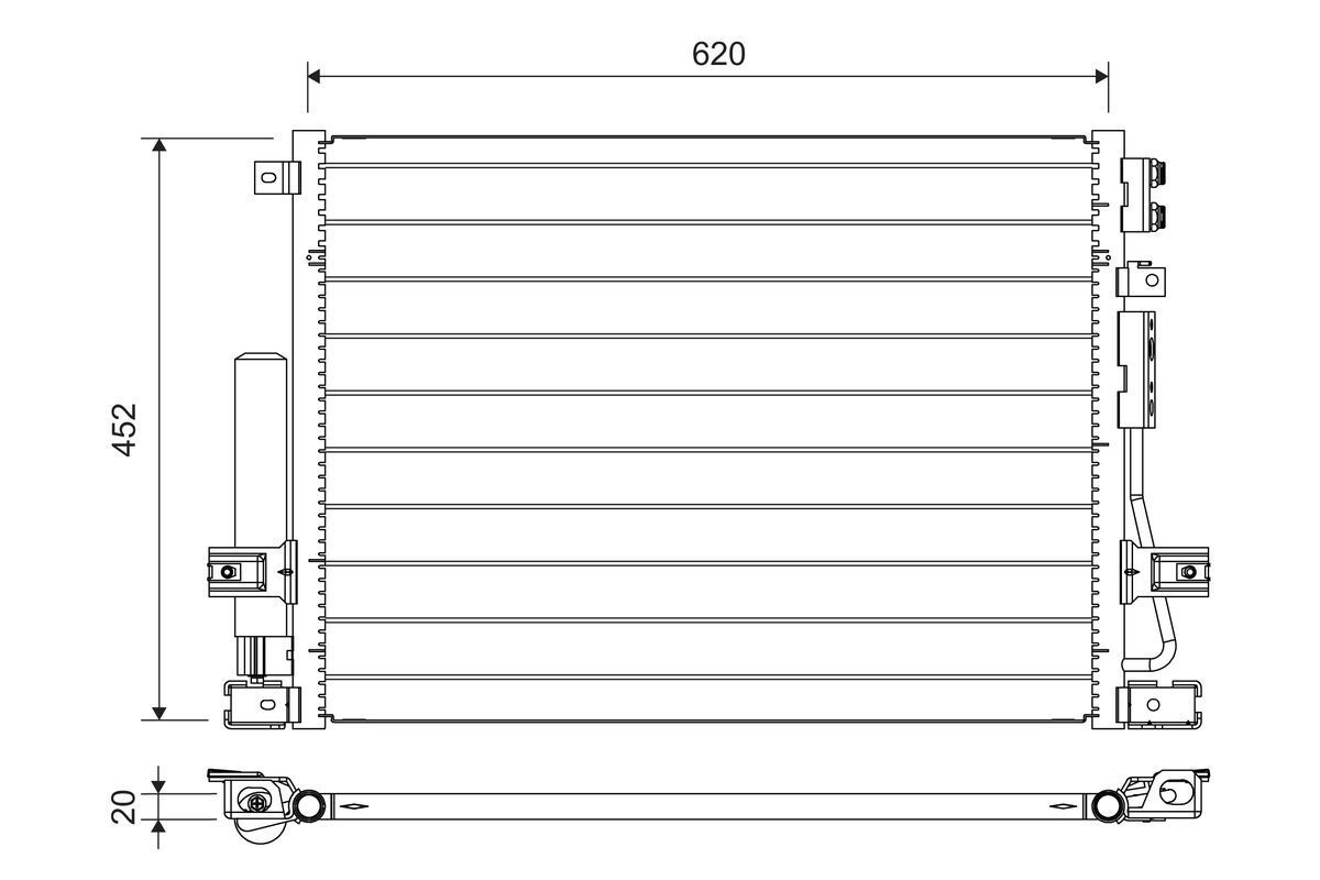 Kondensatorius, oro kondicionierius VALEO 822705