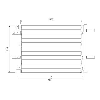 Kondensatorius, oro kondicionierius VALEO 822706