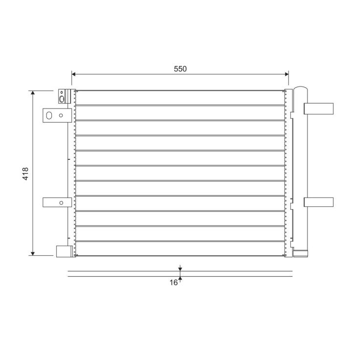 Kondensatorius, oro kondicionierius VALEO 822706