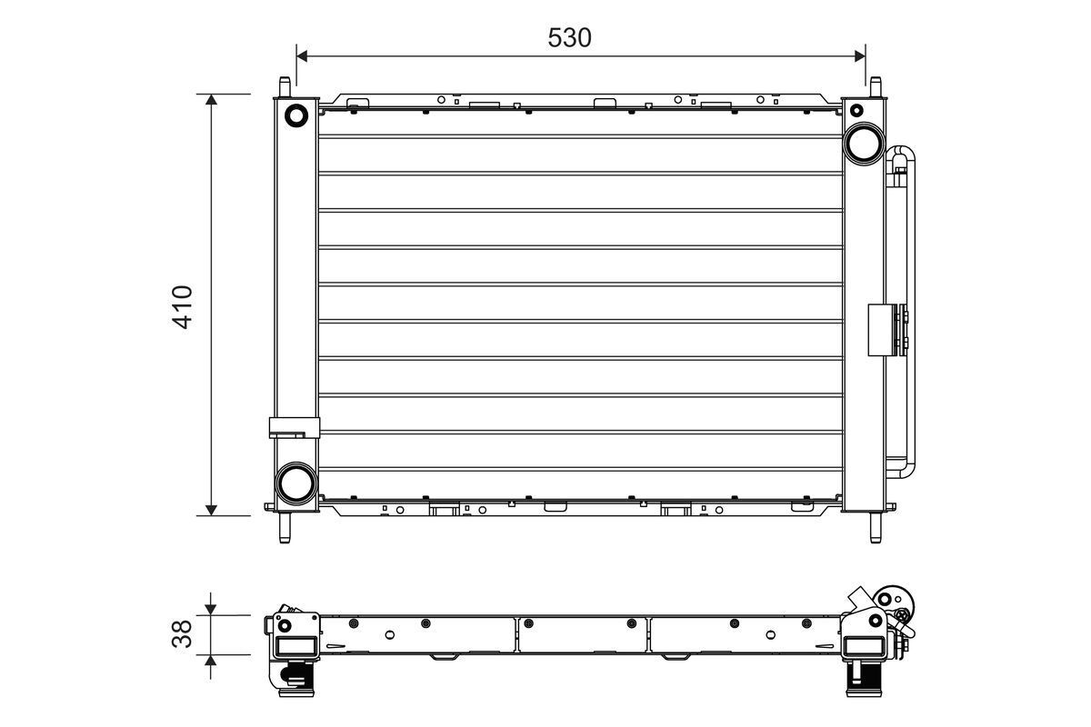 Kondensatorius, oro kondicionierius VALEO 822709