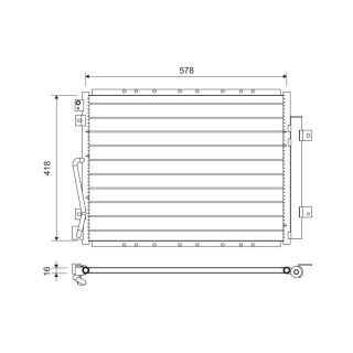 Kondensatorius, oro kondicionierius VALEO 822712