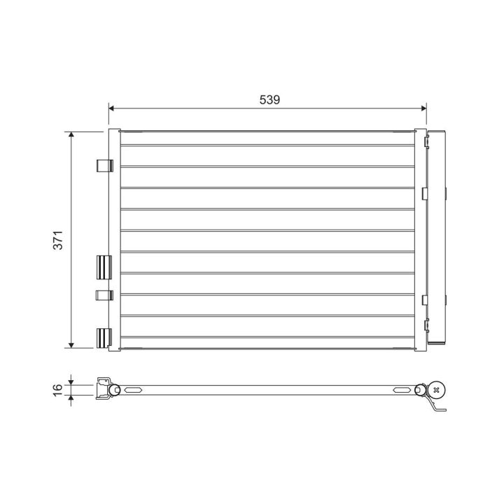 Kondensatorius, oro kondicionierius VALEO 822713