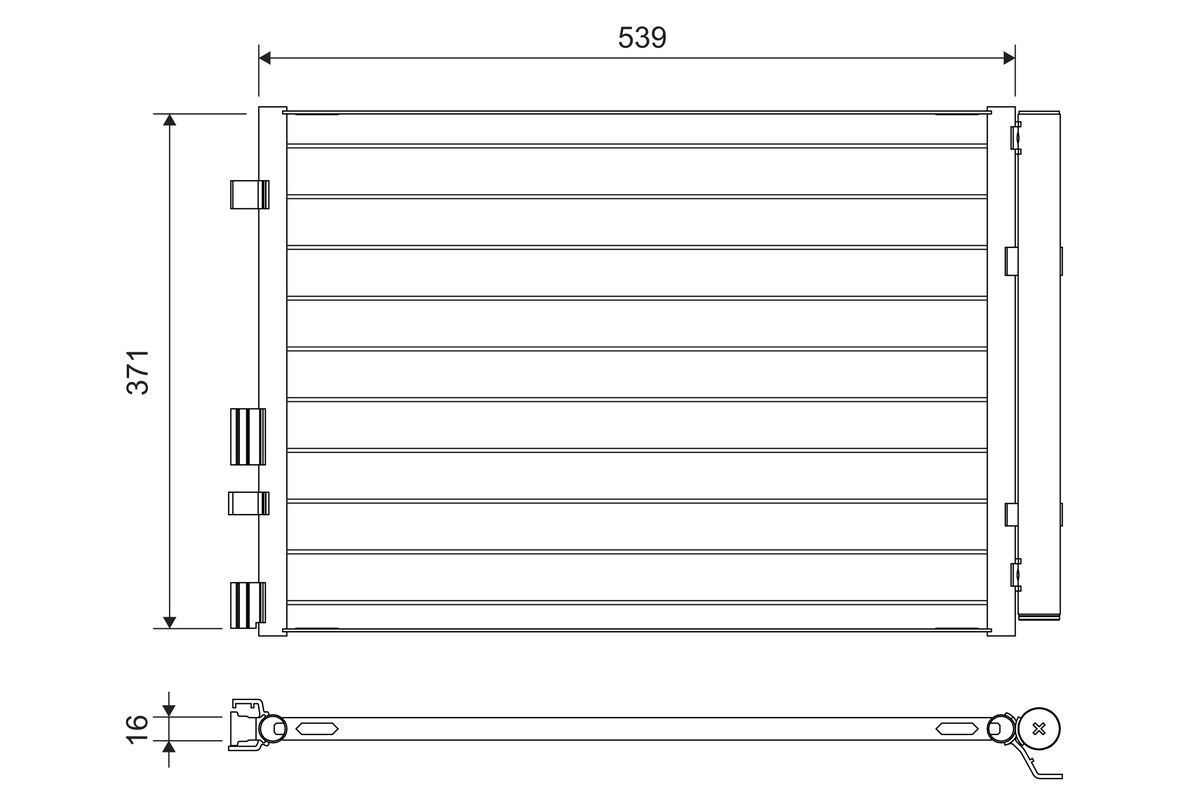 Kondensatorius, oro kondicionierius VALEO 822713