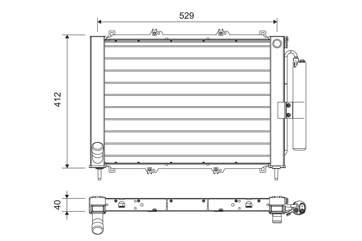 Kondensatorius, oro kondicionierius VALEO 822714