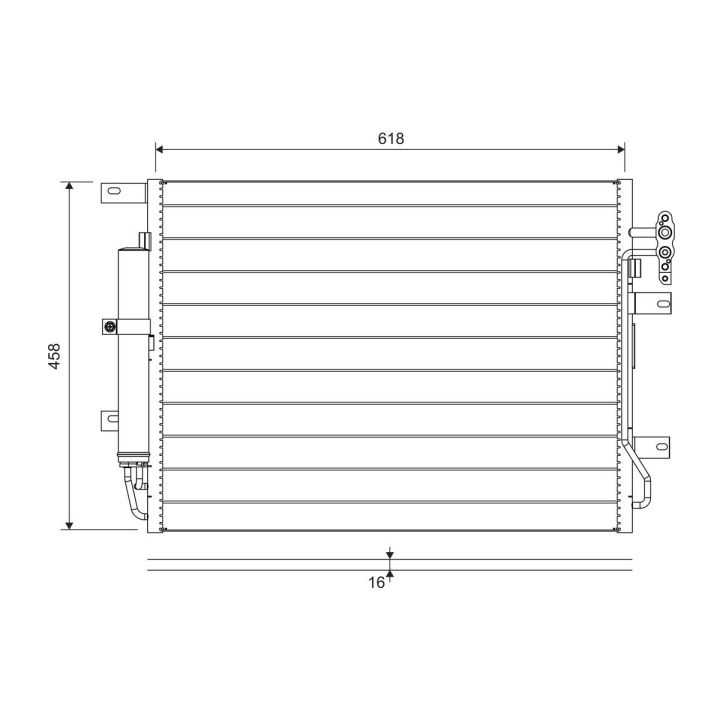 Kondensatorius, oro kondicionierius VALEO 822718