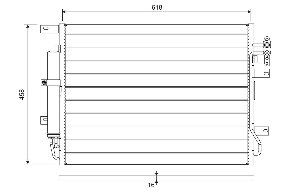 Kondensatorius, oro kondicionierius VALEO 822718